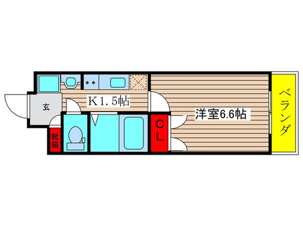 パルティール御器所(802)の物件間取画像